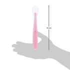 Colher Anatômica Em Silicone Rosa +6m Buba 14682