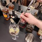 Colher Bailarina Inox Para Drinks Gin Coquetel Suco Longa Bar