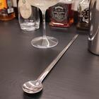 Colher Bailarina Inox Para Drinks Gin Coquetel Suco Longa Bar