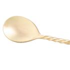 Colher Bailarina Lyor Tress De Aço Inox Tress Dourado 26cm