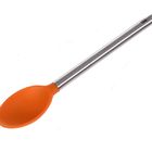 Colher Bene Casa Para Cozinha 33 Cm Em Silicone Aço Inox Lara