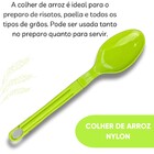 Colher De Arroz Nylon Talher Cozinha Utensílio Verde 28cm