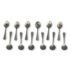 Colher De Cafe Pequena Em Inox Kit 12 Unidades Luxo