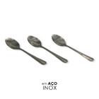 Colher De Cafe Pequena Em Inox Kit 12 Unidades Luxo