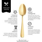 Colher De Cha Dourada Valentina 14cm