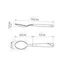 Colher De Chá New Kolor Tramontina Aço Inox E Cabo Laranja Tr