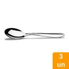 Colher De Mesa Brinox Lyon, Aço Inox, 3 Peças