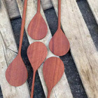 Colher De Pau Madeira Modelo Para Suco 38 Cm