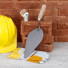 Colher de Pedreiro Canto Redondo 10" (254mm) com Cabo de Madeira Momfort