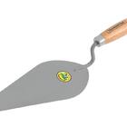 Colher De Pedreiro Metalica Redonda De 10 Com Cabo De Madeira