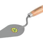 Colher De Pedreiro Metalica Redonda De 6 Com Cabo De Madeira