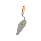 Colher De Pedreiro Metalica Redonda De 8 Com Cabo De Madeira