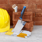 Colher de Pedreiro Quadrada 6.4/7" (160mm) com Cabo de Plástico Bimaterial Dexter