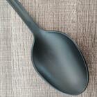 Colher De Plástico Servir Arroz Grande Preta Nylon Sanremo