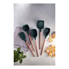 Colher De Servir Tramontina Live Em Silicone Verde Com Cabo D