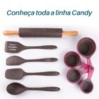 Colher De Silicone 28cm Linha Candy Dolce Home