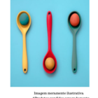 Colher De Silicone - Amarelo - Oikos