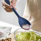 Colher De Silicone Antiaderente Preta Para Cozinha 28cm - Wp