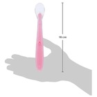 Colher De Silicone Bebê Introdução Alimentar Macia Buba Rosa