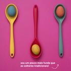 Colher de Silicone Duplo Verde Escuro Oikos