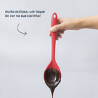 Colher De Silicone Duplo Vermelho - Oikos