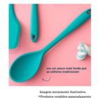 Colher De Silicone - Verde - Oikos