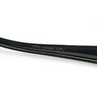 Colher De Sobremesa Elite Preta Geométrico 6 Peças