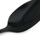 Colher De Sobremesa Elite Preta Geométrico 6 Peças