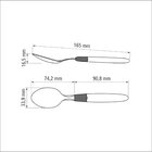 Colher De Sobremesa Tramontina Ipanema Com Lamina Em Aço Inox