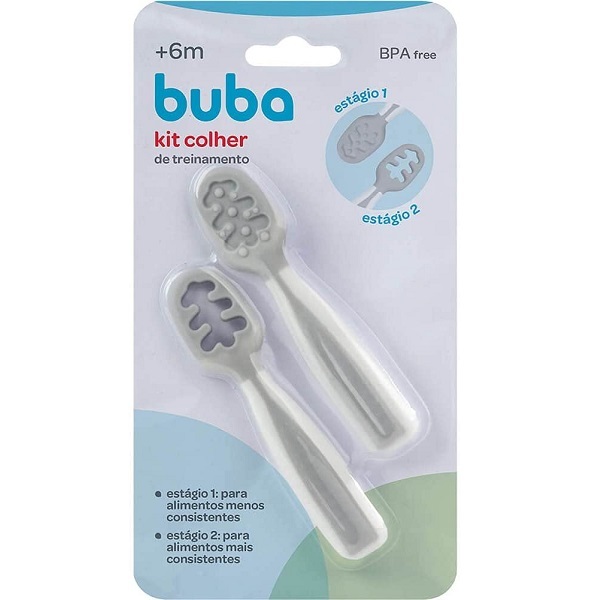 Colher De Treinamento Para Bebe Introdução Alimentar Papinha Buba ...