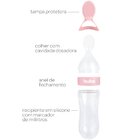 Colher Dosadora Em Silicone Rosa 90ml Buba 14679