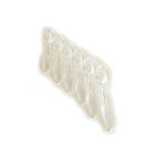 Colher Em Acrílico Transparente Para Café 6 Peças Rh09007cl