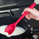 Colher Em Silicone Kenya 27cm Vermelha