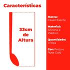 Colher Em Silicone Preto E Rose Gold - Casambiente Utsi113