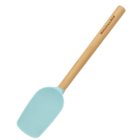 Colher/espátula De Silicone C/ Cabo De Madeira Kitchenaid Azul