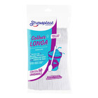 Colher Longa Branca C/50 - Strawplast