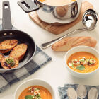 Colher Media Monaco Em Aco Inox Acabamento Alto Brilho Com De