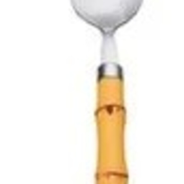 Colher P/chá De Aço Inox C/cabo De Plástico Bambu Basic