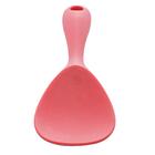 Colher Para Arroz Em Silicone Lyor 22x7cm Vermelha
