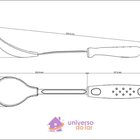 Colher Para Arroz Tramontina Utilitá Em Nylon Com Cabo De Pol