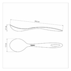 Colher para Servir Tramontina Ability em Nylon Vermelha