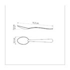 Colher Para Sobremesa Malibu Talher De Aco Inox Tramontina