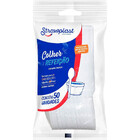 Colher Refeição Branca C/50 - Strawplast