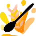 Colher Silicone 36cm Preta Profissional Weck