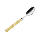 Colher Sobremesa Bambu Premium 6 Peças