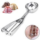 Colher Sorvete Açai Pão Queijo Inox Profissional Ejetor Mola