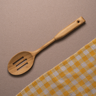 Colher Vazada De Bambu Oikos 35cm Organica