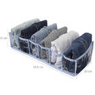 Colmeia Organizadora De Gavetas Transparente Com 6 Divisórias