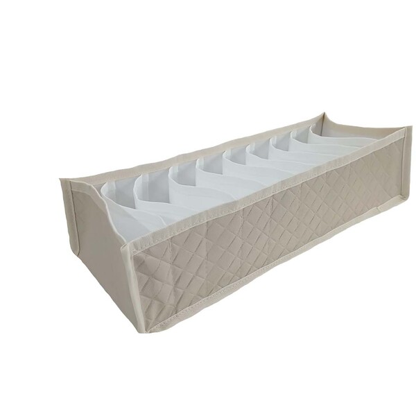 Colmeia Organizadora Gaveta Adulto Matelassê  Marfim 40x14x10