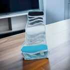 Colmeia Organizadora Gaveta Adulto Transparente Viés Branco 4